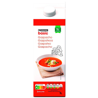 Gazpacho Eroski Basic, Brik 1 Litro (26092049)