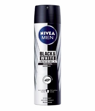 Desodorante Spray Para Hombre Invisible For Black & White Original Nivea 200 Ml