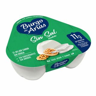 Queso Burgo Arias Mini Sin Sal Pack De 3 Unidades 216G