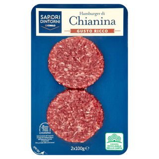 SAPORI & DINTORNI CONAD Hamburger di Chianina Gusto Ricco 2 x 100 g - 8003170088573