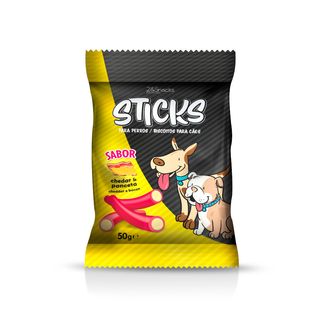 2&Snacks Sticks De Cheddar & Bacon Para Perros 0.05Kg