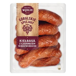 Kraina Wędlin Polskie Speciały Kiełbasa z czosnkiem niedźwiedzim ok. 850 g