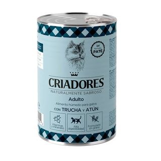 0.4 KG Criadores Adulto con Trucha y Atún lata para gatos