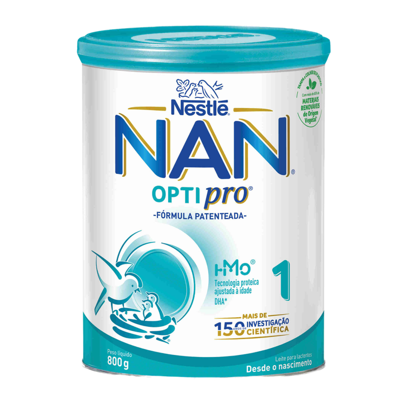 Nan Optipro 1 Leite Infantil Lactentes 0-6M 800g