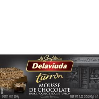 DELAVIUDA Turrón Chocolate Mousse Praliné 200 G
