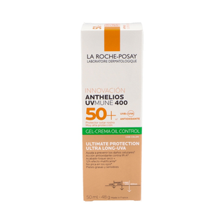 LRP ANTHELIOS UV-MUNE 400 OIL CONTROL GEL-CREMA PF50+ COLOR 50 ML