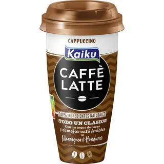 Caffe Latte Cappuccino Líquido Refrigerado, Vaso 230 Ml