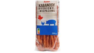 Auchan - Kabanosy drobiowo wieprzowe - 250 g