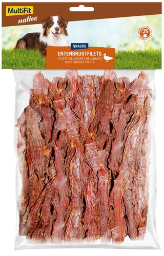 Multifit Native Gryzak Kaczka filet 750g