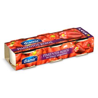 Pimientos Rojos Diamir Lata 3 X 60 G