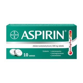 Aspirin, 500 mg, tabletki, 10 szt.