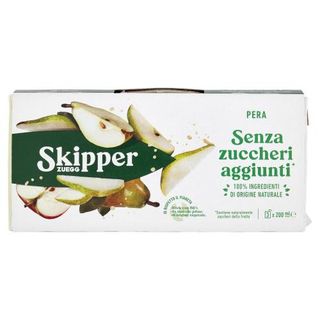 Zuegg Skipper Pera Senza Zuccheri Aggiunti* 3 X 200 Ml - 129952