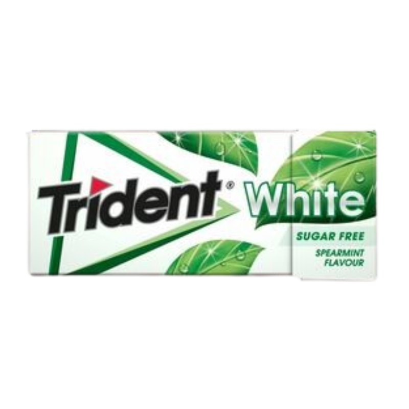 Trident White Spearmint Pastilhas Elásticas sem Açúcar 14.5g
