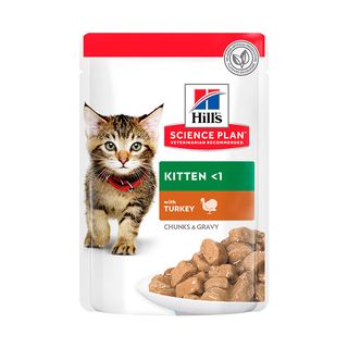 Hill’S Science Plan Kitten Pavo En Salsa Sobre Para Gatos 0.085Kg