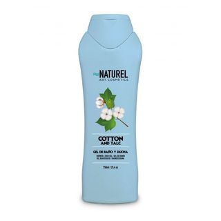 Gel de Baño y Ducha Algodón y Talco - Naturel Art Cosmetics - 750 ml 8429014014278