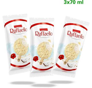 Zestaw 3x Lody Raffaello 70Ml