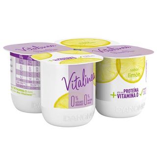 Vitalinea Danone Sabor Limón 4 Uds.