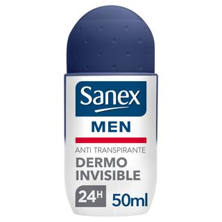 Sanex desodorante roll-on Invisible men 24H 50 ml