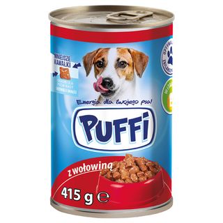 Puffi Karma dla psa z wołowiną, 415 g
