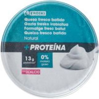 Queso fresco batido proteínas 0% MG  EROSKI, tarrina 500 ml (26130401)