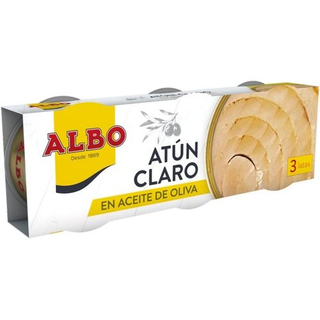 Atún Claro Albo En Aceite De Oliva Fácil Apertura 3X48 G