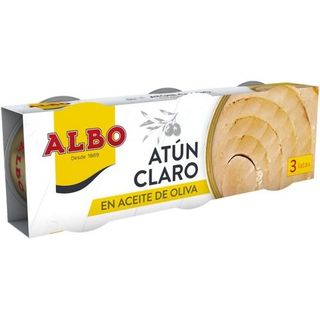 Atún Claro Albo En Aceite De Oliva Fácil Apertura 3X48 G