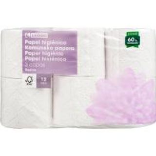Papel Higiénico 3 Capas 12 Rotllos (20379863)