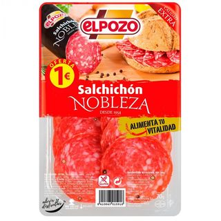 Salchichón Nobleza Elpozo 65 Gr.