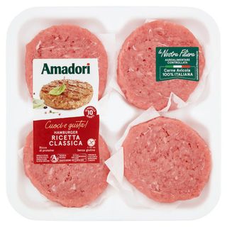 Amadori Hamburger Ricetta Classica 0,408 kg - 8006473029496