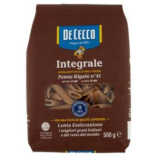 De Cecco Integrale Penne Rigate N° 41 500 G - 122768