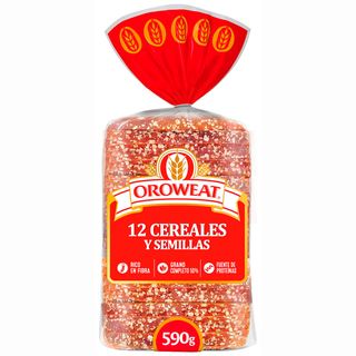 Oroweat 12 cereales y sem 590g