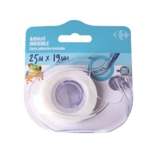 Carrefour Nastro invisibile 25mx19mm con supporto