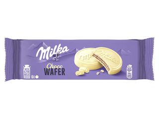 BOLACHA MILKA WAFFER CHOCOLATE BRANCO 180G
