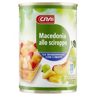 Crai Macedonia allo sciroppo 415 g