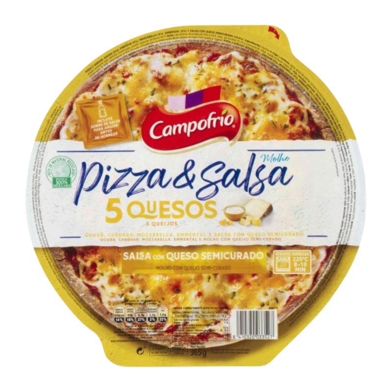 Pizza Fresca 5 Queijos Campofrio 365g