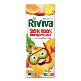 Riviva Sok multiwitamina 100%, 200 ml