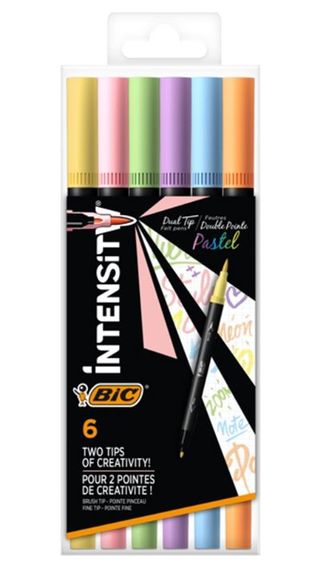 Set 6 Rotuladores Bic Doble Punta Intensity Pastel (3086123681323)