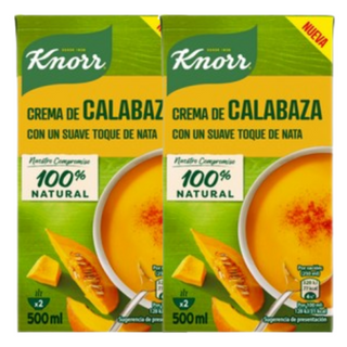 Pack 2x Knorr Crema de Calabaza 500ml