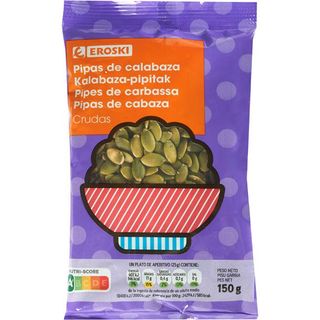 Pipa De Cabalaza Repelada Cruda Eroski, Bolsa 150 G (25944018)
