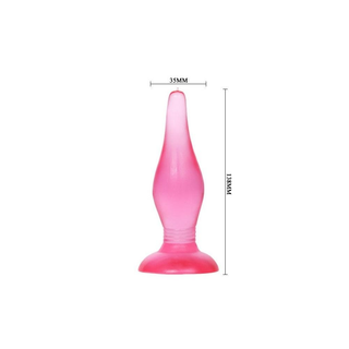 Butt Plug Anal Silicona Lila