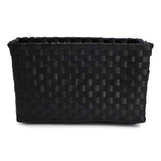 Cestino intrecciato nero - 1000680