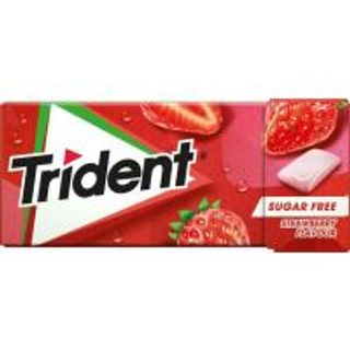 Chicle De Fresa Sin Azúcar Lc Trident, Paquete 14 G (24546921)