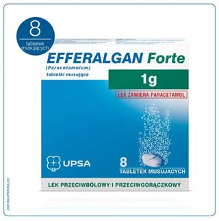 Efferalgan Forte 1000 mg 8 tabletek