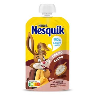 Alimento Lácteo Infantil Con Cacao Nesquik Bolsa 110 G