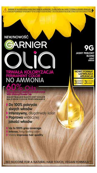 Garnier Olia Krem koloryzujący 9G jasny perłowy blond