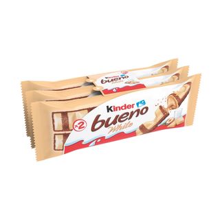 KINDER BUENO Barrita Chocolate White, Pk-3