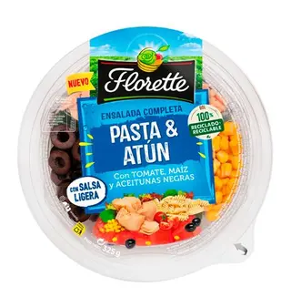 Barqueta Florette Pasta Y Atún 325 G