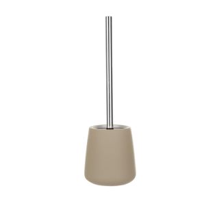 Portascopino WC in ceramica beige - Colors Rubber