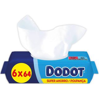 Toalhitas Bebé Azul Dodot (emb. 6 x 64 un)