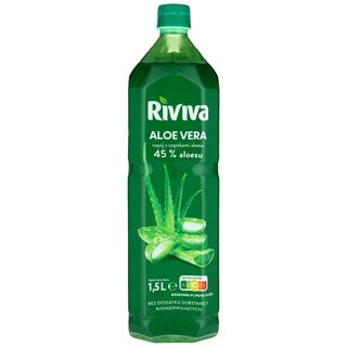 Riviva Aloe Vera napój z cząstkami aloesu 45 % aloesu 1,5 l